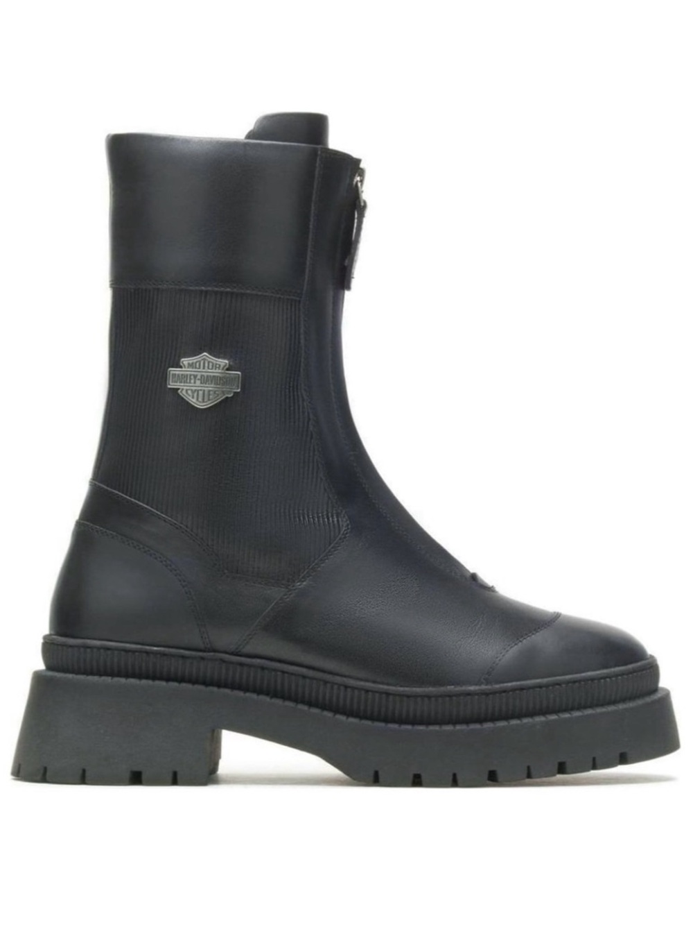 HARLEY DAVIDSON Women's Kavan 9-Inch Zip-Up Leather Fashion Boots D65003 10 NWT